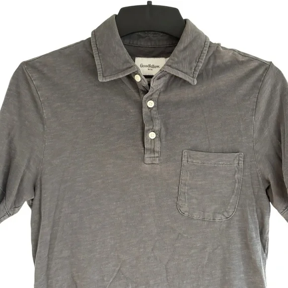 Goodfellow & Co. Mens Gray Fade Polo Size Small Standard Fit - Picture 2 of 5